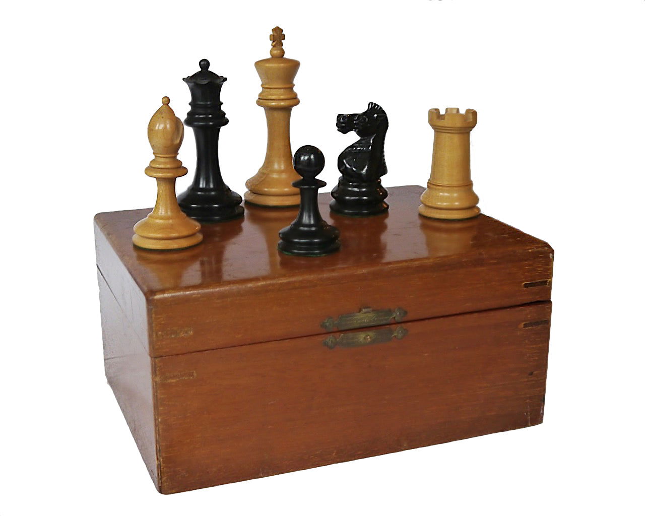 "Staunton" Chess Set, circa 1920/30 - Luke Honey | Antiques, Chess, Backgammon & Games