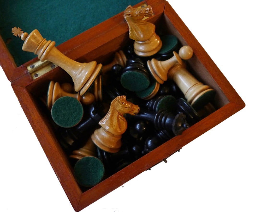 "Staunton" Chess Set, circa 1920/30 - Luke Honey | Antiques, Chess, Backgammon & Games