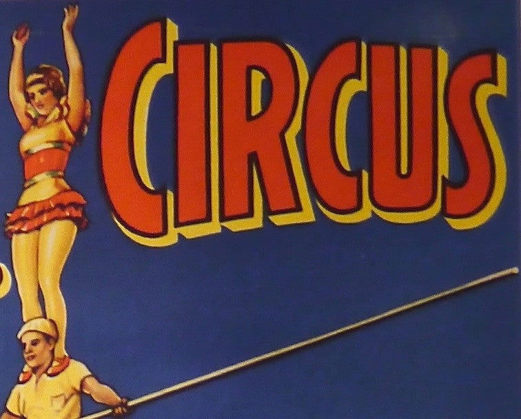 Original Cole Bros Circus Poster, 1930s/40s - Luke Honey | Antiques, Chess, Backgammon & Games