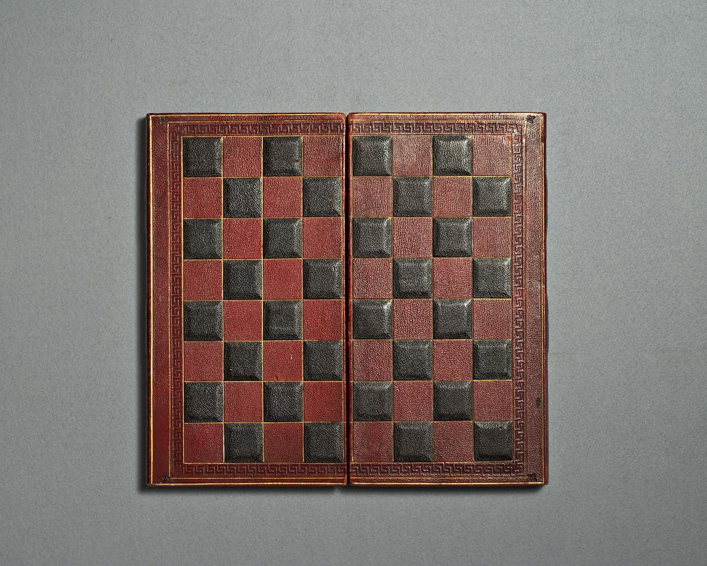 A Fine English Leather Games Set, circa 1880 - Luke Honey | Antiques, Chess, Backgammon & Games