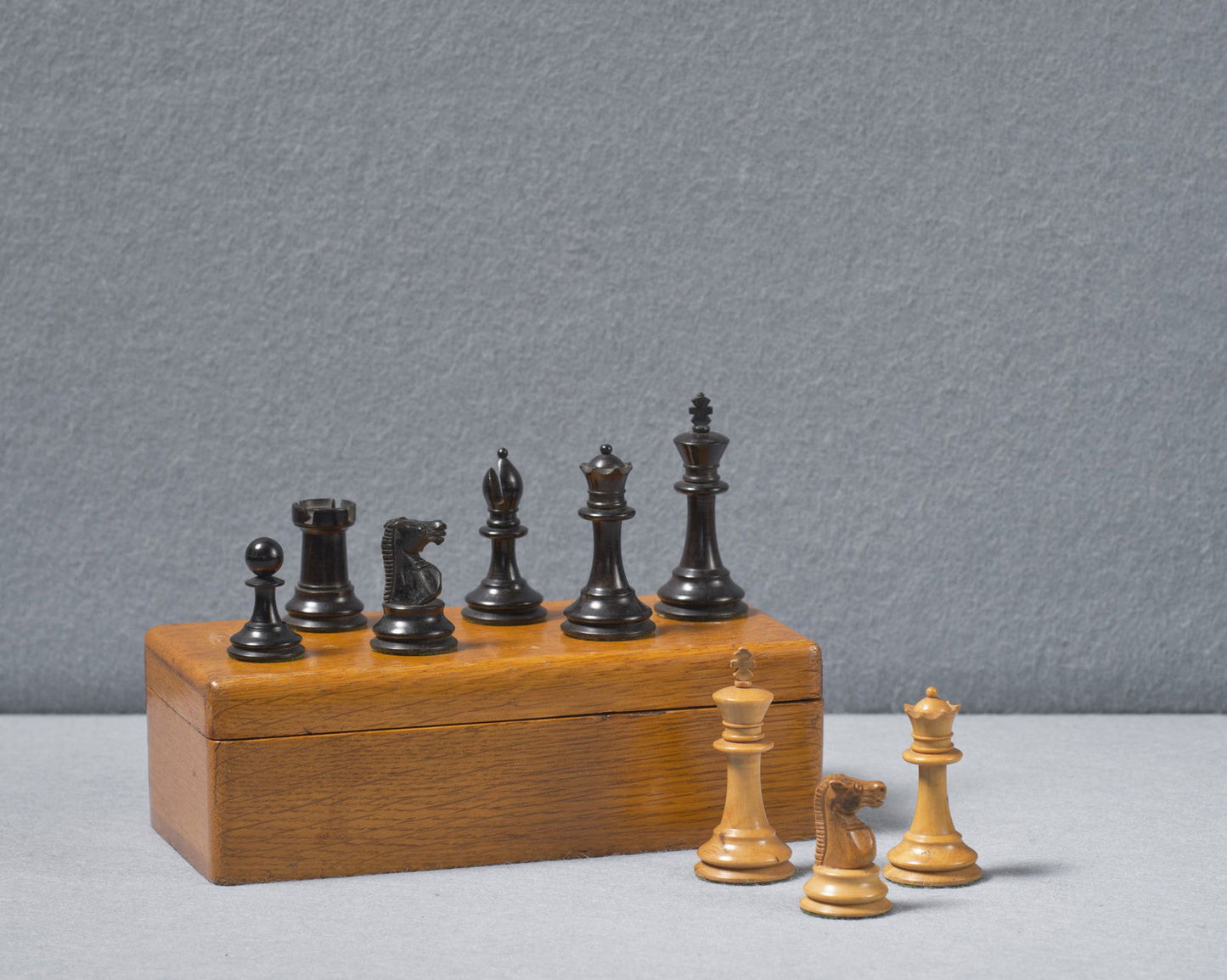 A Staunton Chess Set, circa 1890 - Luke Honey | Antiques, Chess, Backgammon & Games