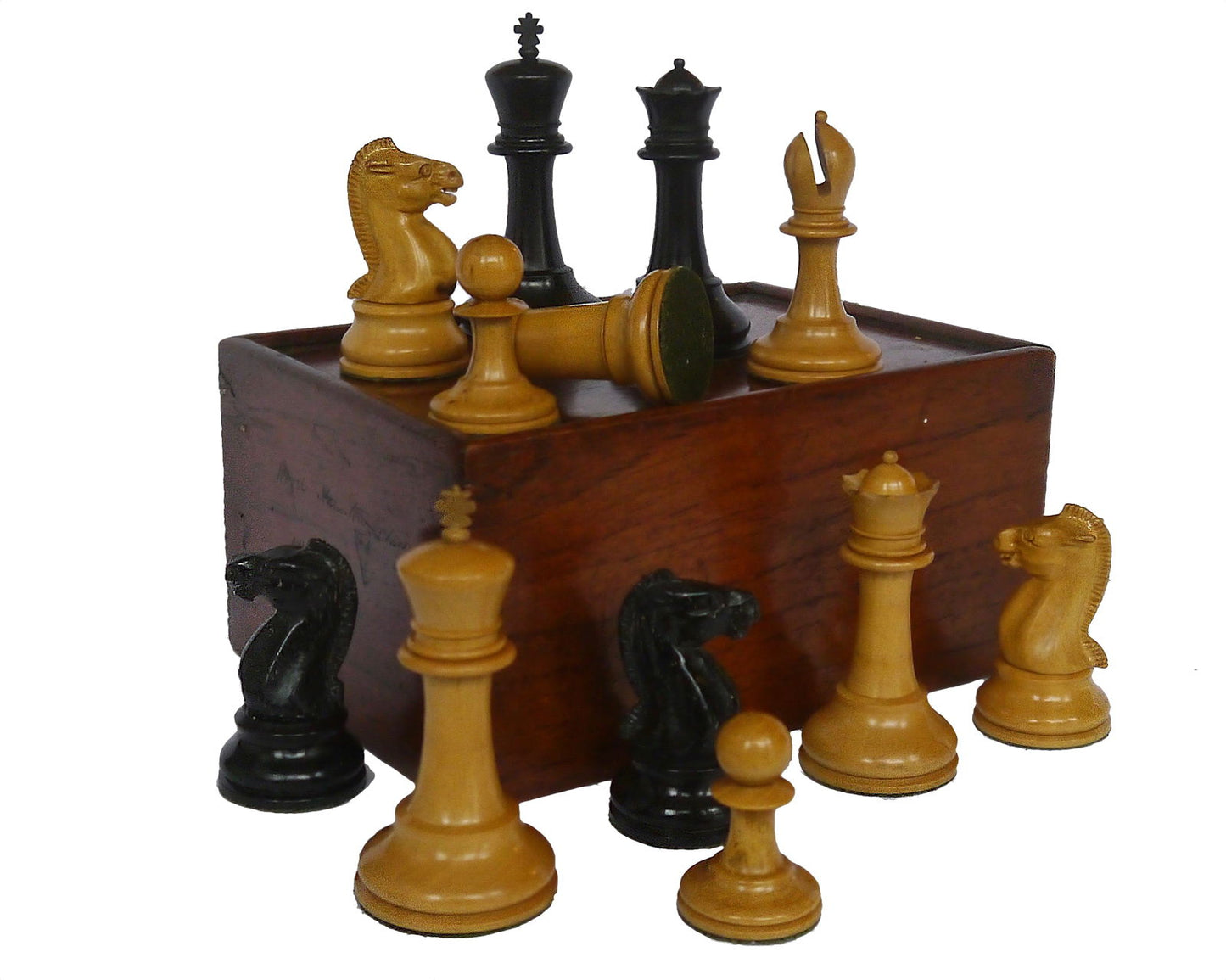 Antique Staunton 'Whitty Style' Chess Set - Luke Honey | Antiques, Chess, Backgammon & Games