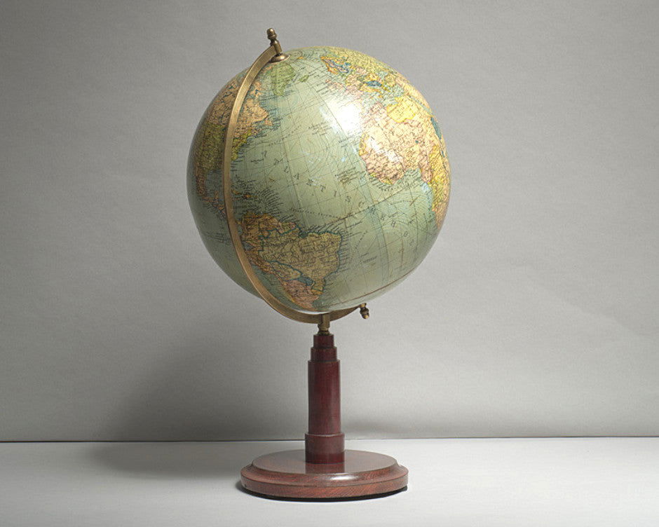 Art Deco Columbus Table Globe, circa 1925 - Luke Honey | Antiques, Chess, Backgammon & Games