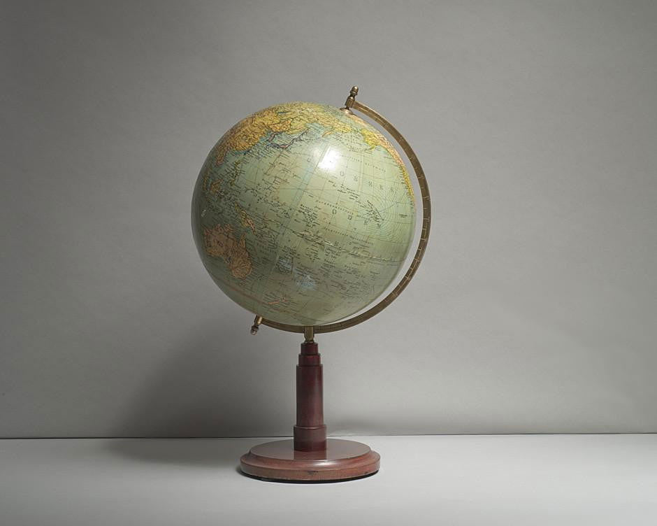 Art Deco Columbus Table Globe, circa 1925 - Luke Honey | Antiques, Chess, Backgammon & Games