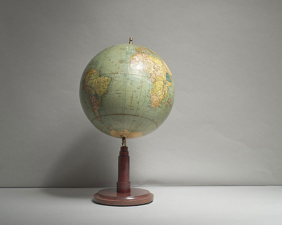 Art Deco Columbus Table Globe, circa 1925 - Luke Honey | Antiques, Chess, Backgammon & Games