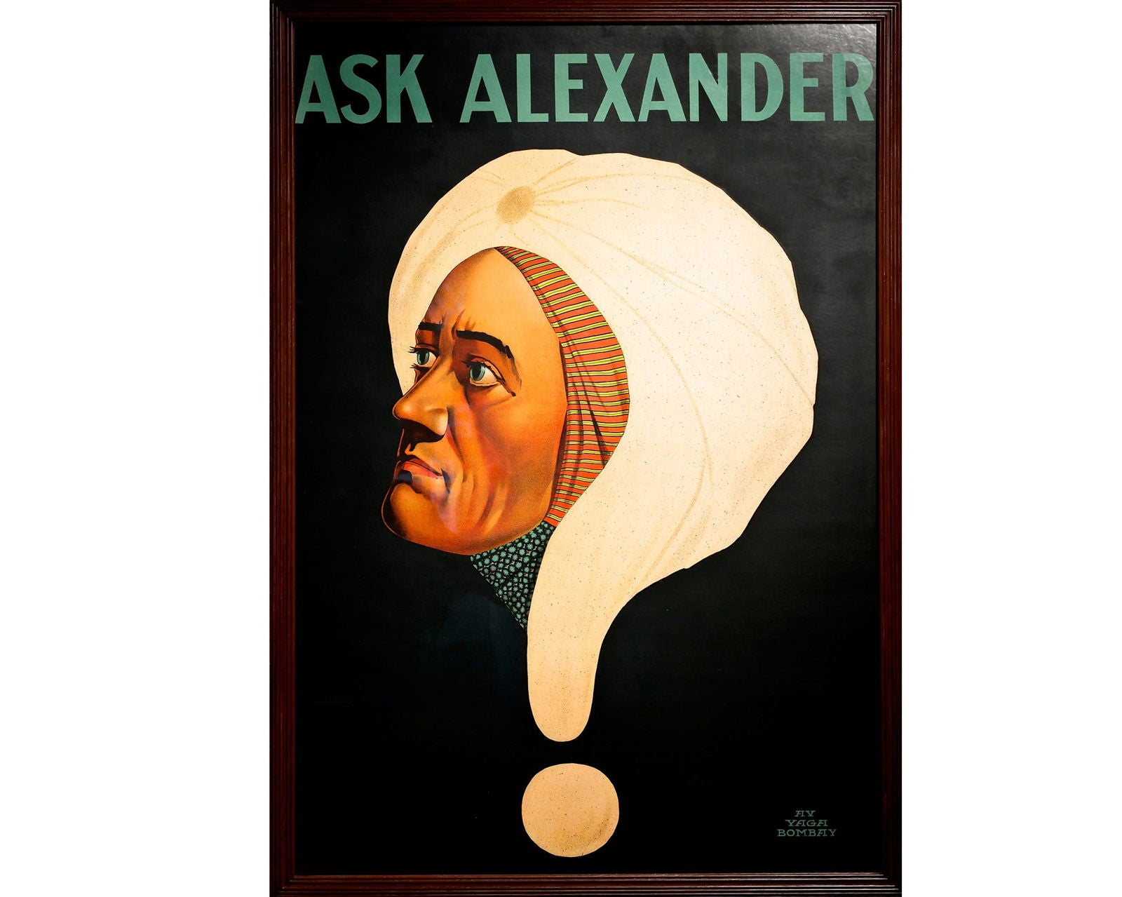 'Ask Alexander’ Illusionist Poster, 1915 - Luke Honey | Antiques, Chess, Backgammon & Games