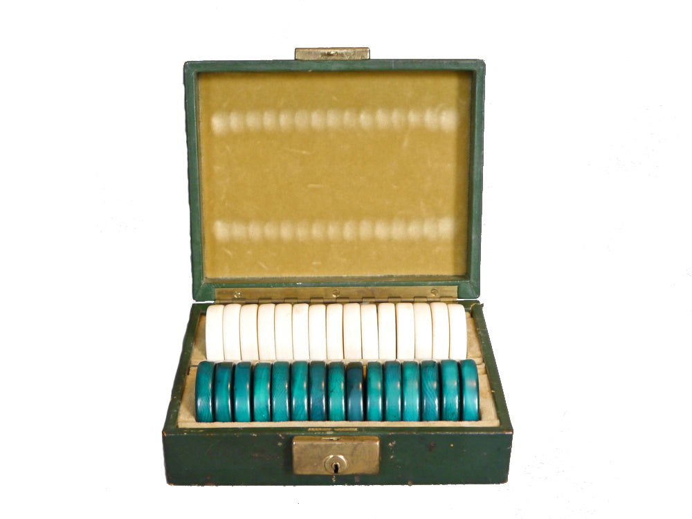 Asprey Backgammon Counters, circa 1930 - Luke Honey | Antiques, Chess, Backgammon & Games