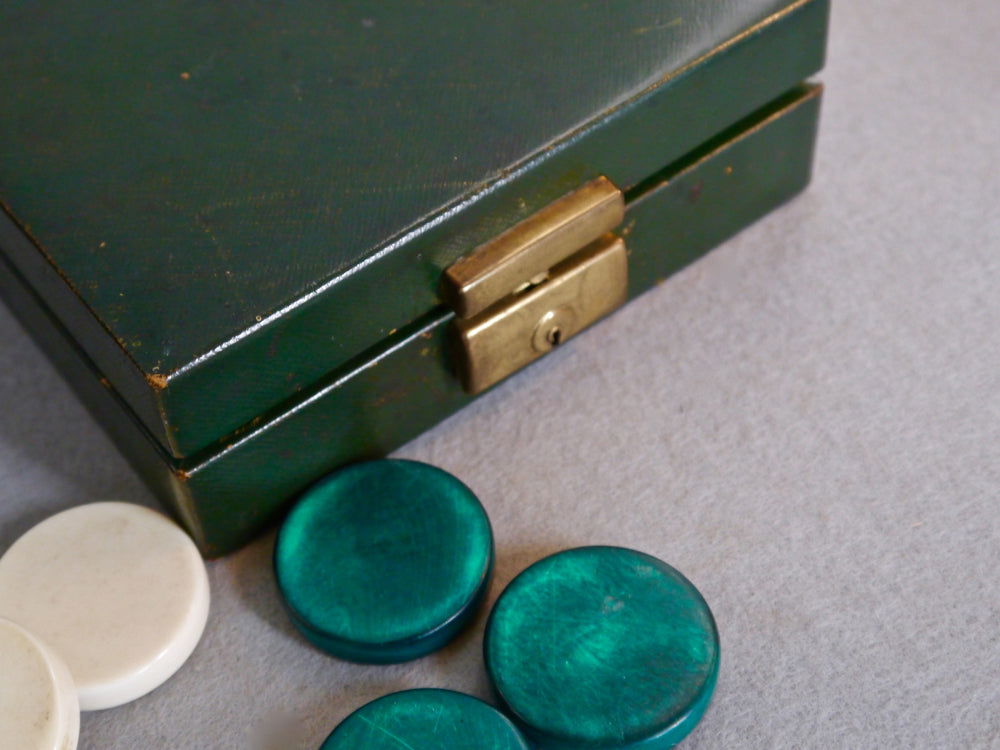 Asprey Backgammon Counters, circa 1930 - Luke Honey | Antiques, Chess, Backgammon & Games