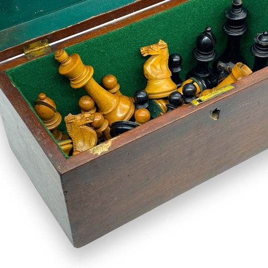 BCF Staunton Pattern Chess Set, circa. 1915 - Luke Honey | Antiques, Chess, Backgammon & Games