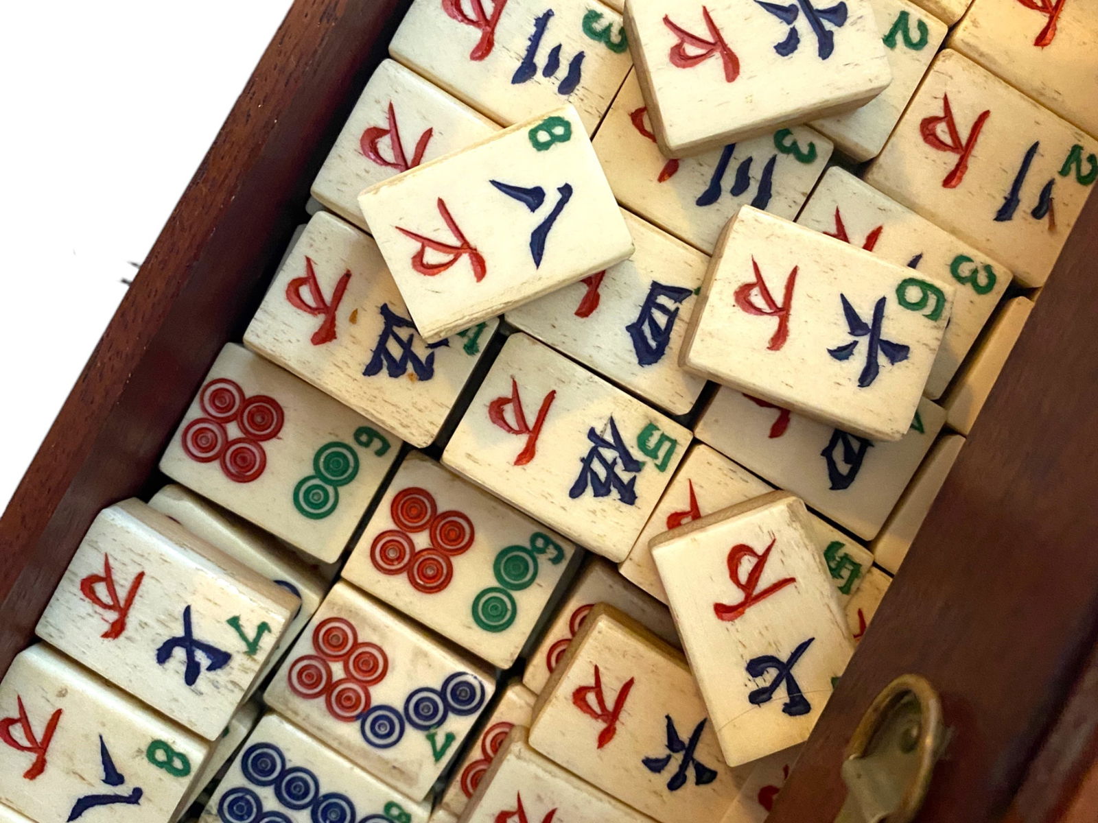 Chinese Mahjong Set, Shanghai, 1920s - Luke Honey | Antiques, Chess, Backgammon & Games