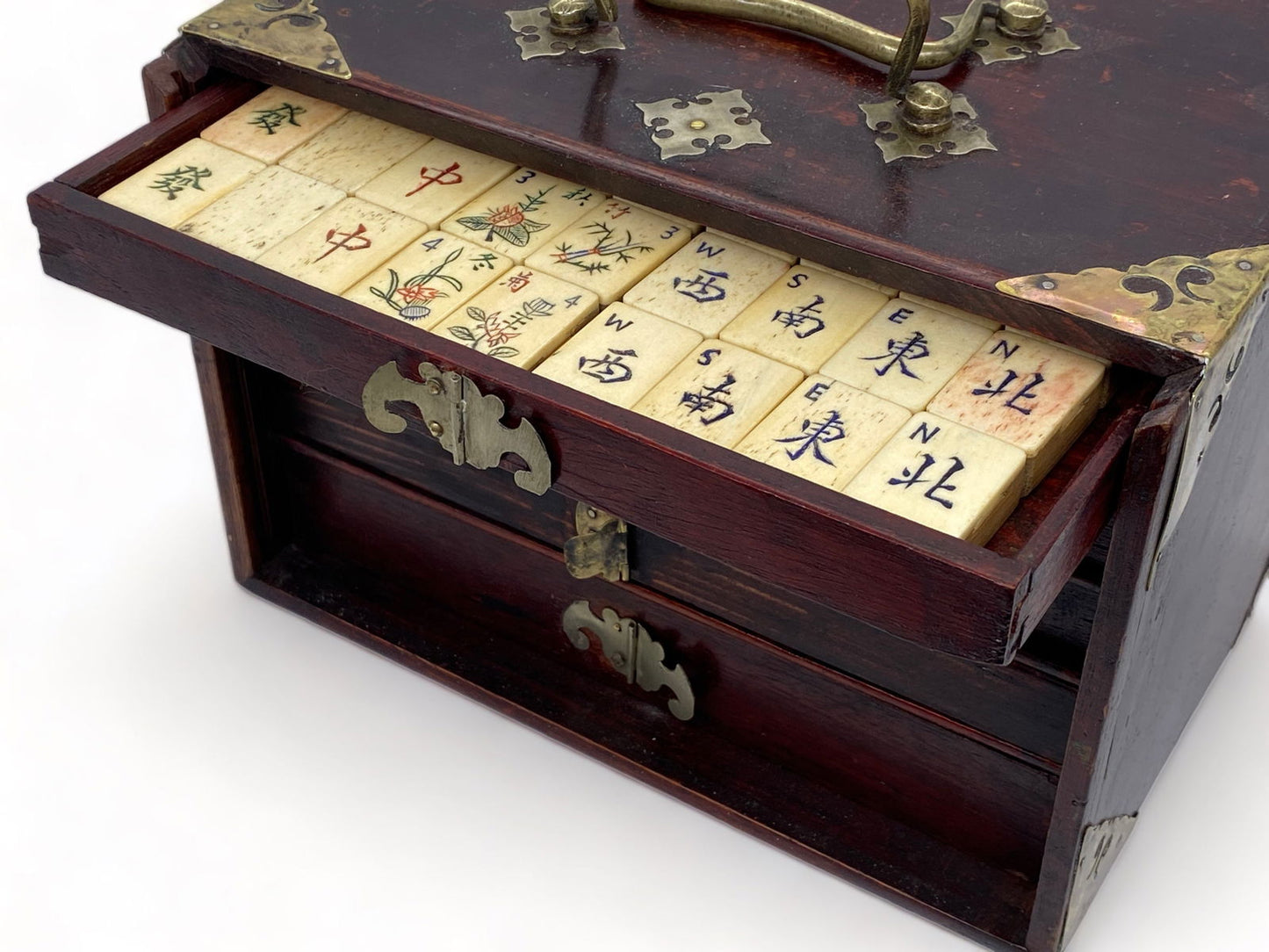 Chinese Shanghai Mahjong Set, 1920s - Luke Honey | Antiques, Chess, Backgammon & Games