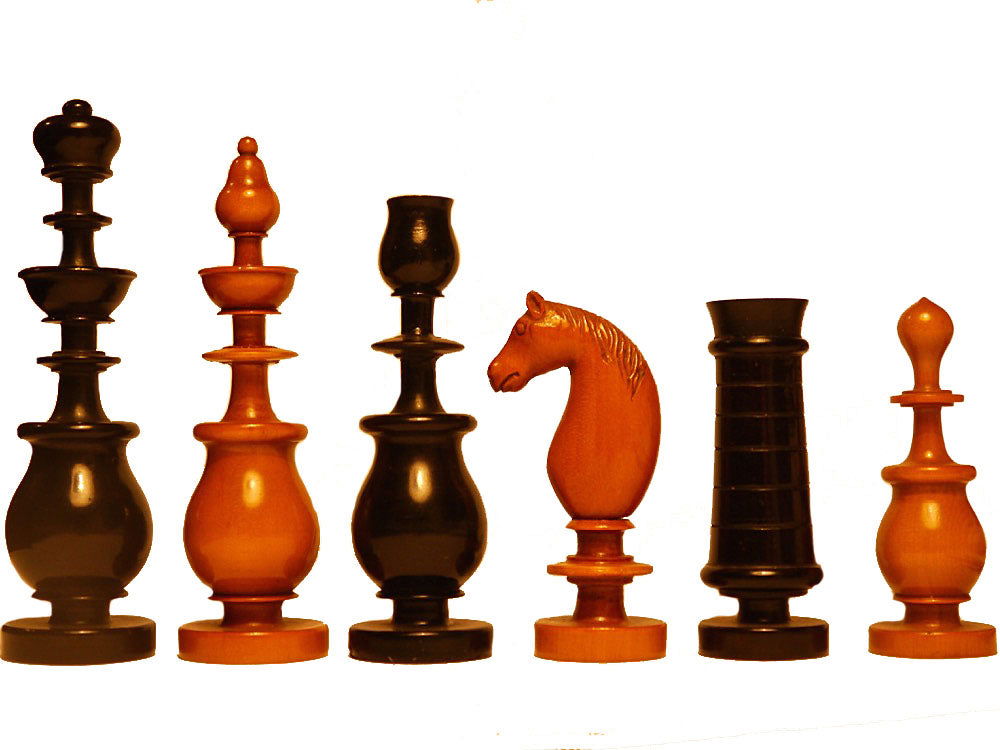 Elegant Coffee House Chess Set, 19th Century - Luke Honey | Antiques, Chess, Backgammon & Games