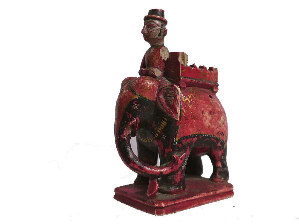 Elephant Chessman, Rajasthan, circa 1840 - Luke Honey | Antiques, Chess, Backgammon & Games