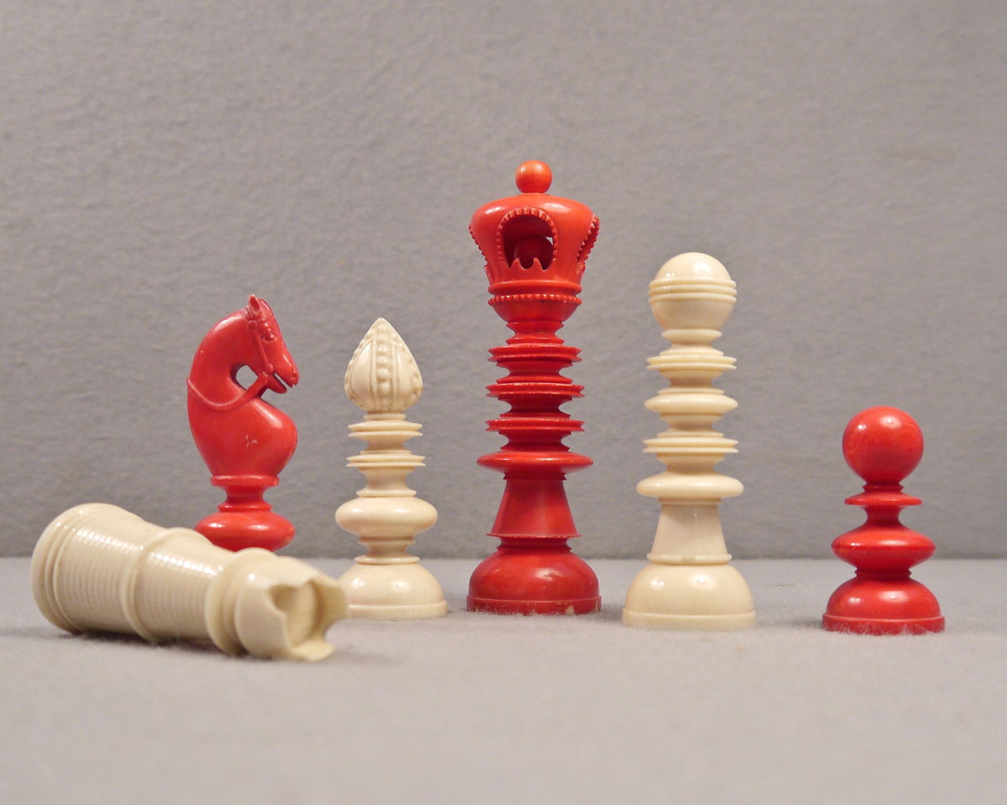 English Ivory Chess Set, circa 1800 - Luke Honey | Antiques, Chess, Backgammon & Games