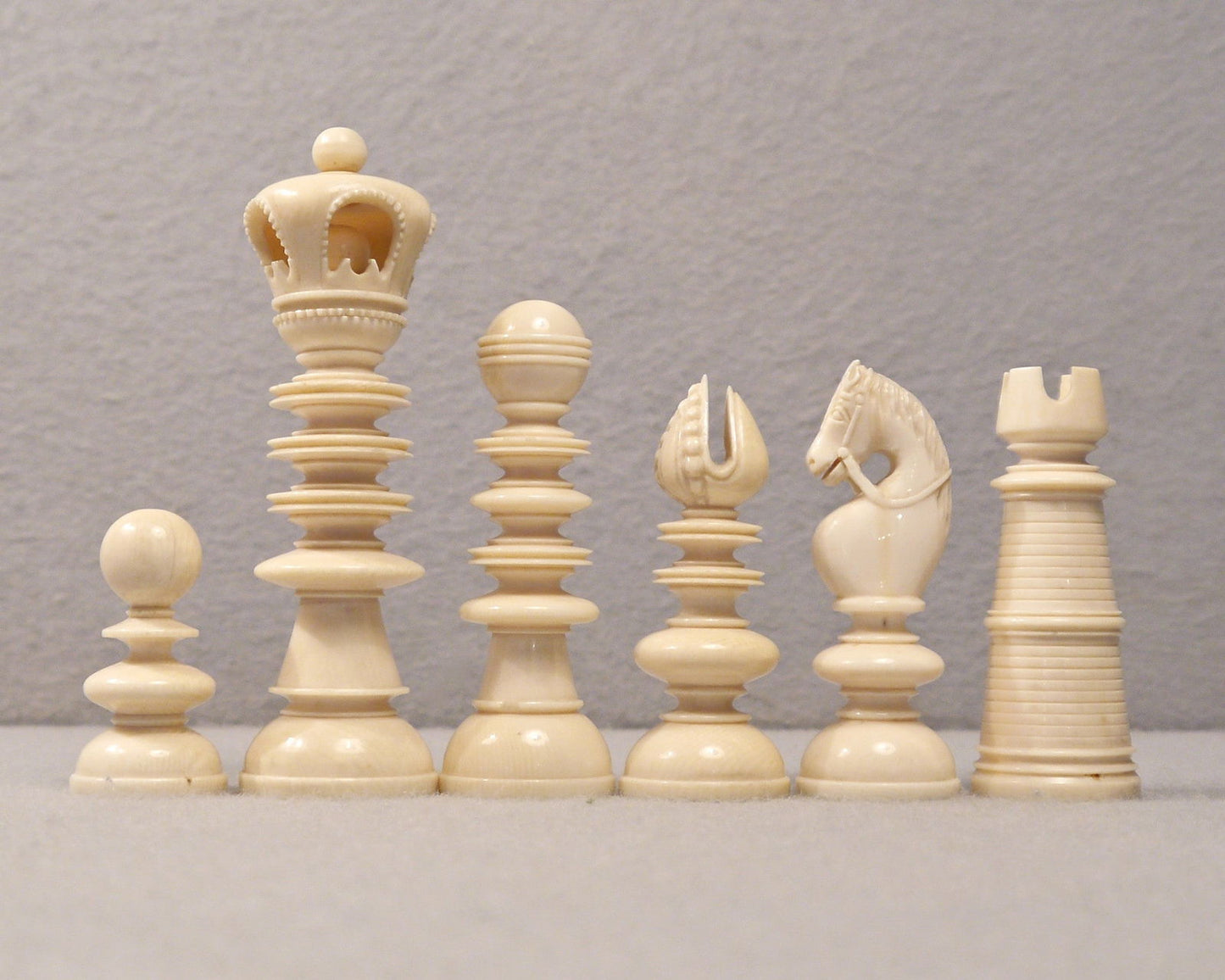 English Ivory Chess Set, circa 1800 - Luke Honey | Antiques, Chess, Backgammon & Games