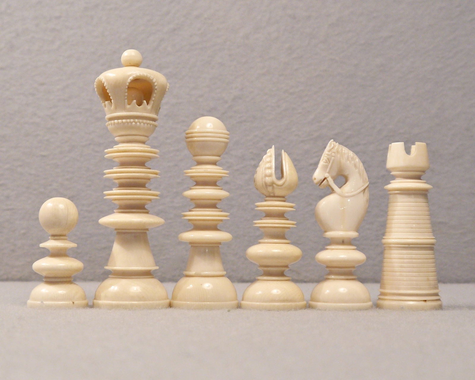 English Ivory Chess Set, circa 1800 - Luke Honey | Antiques, Chess, Backgammon & Games