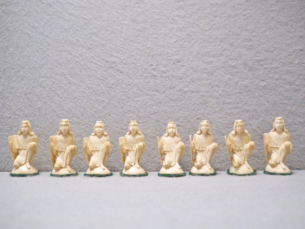 Erbach “Medieval” Chess Set, circa 1925 - Luke Honey | Antiques, Chess, Backgammon & Games