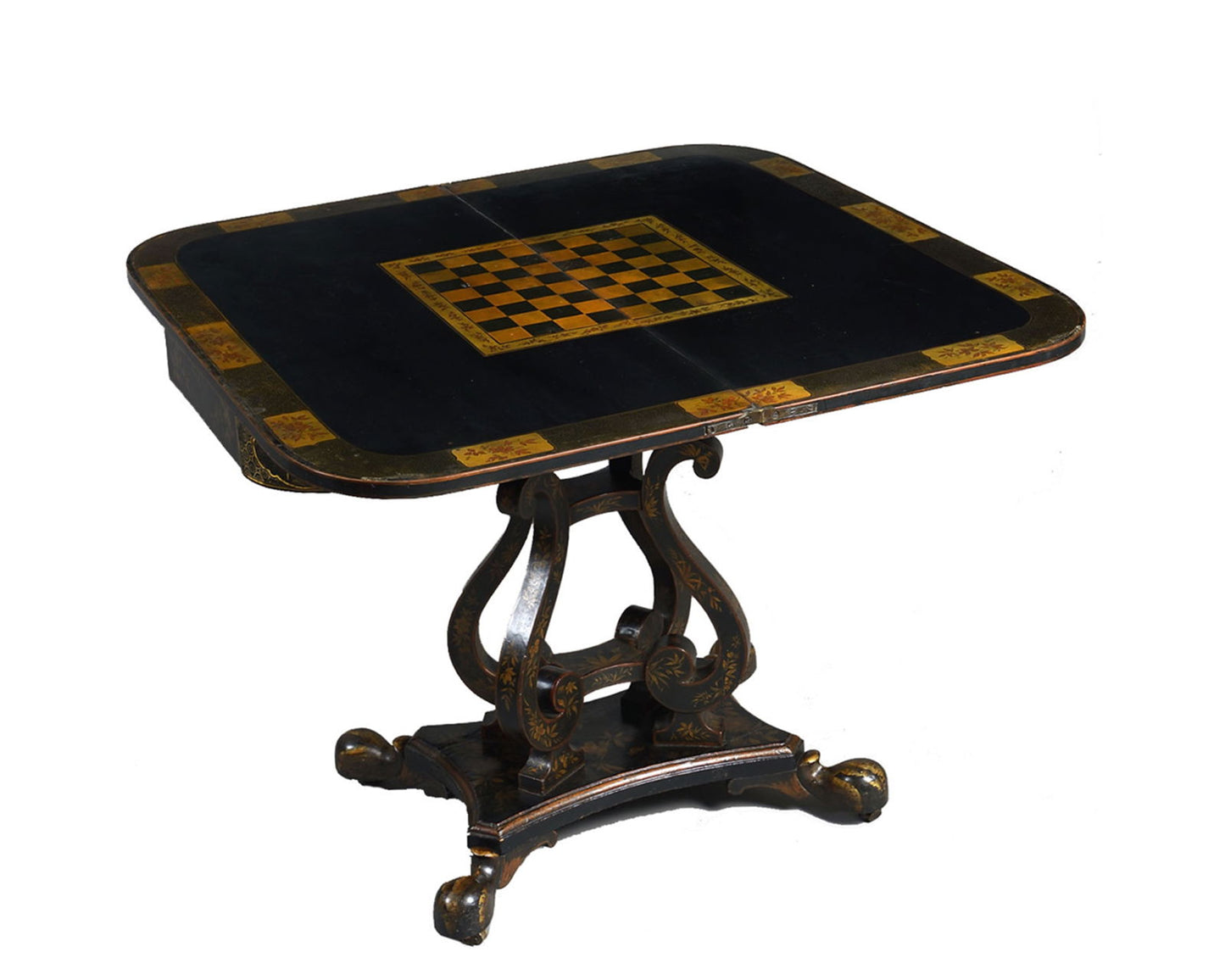 Fine English Regency Chess Table, circa 1815 - Luke Honey | Antiques, Chess, Backgammon & Games