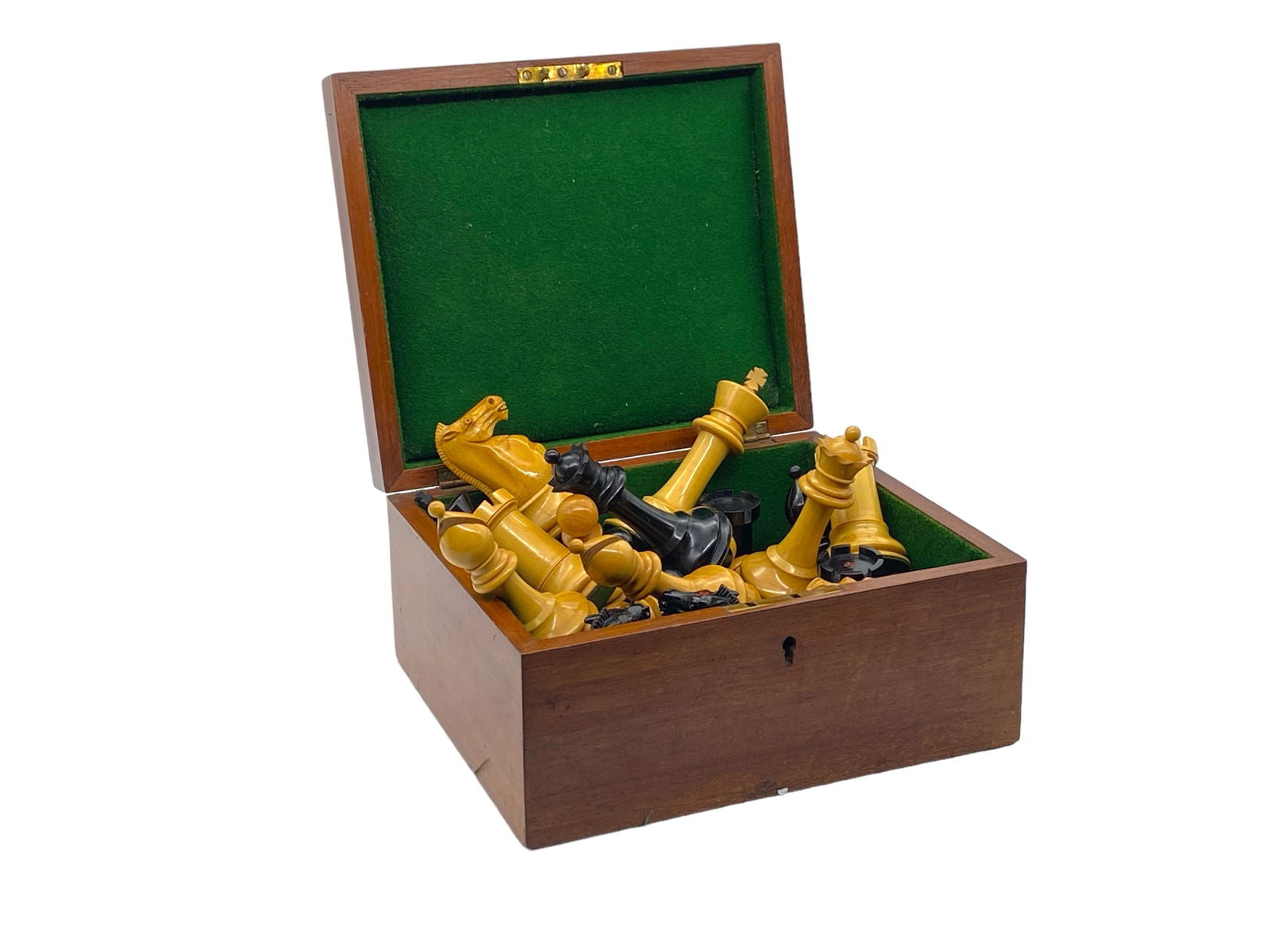 Fine Staunton Chess Set by F. H. Ayres, c. 1890 - Luke Honey | Antiques, Chess, Backgammon & Games