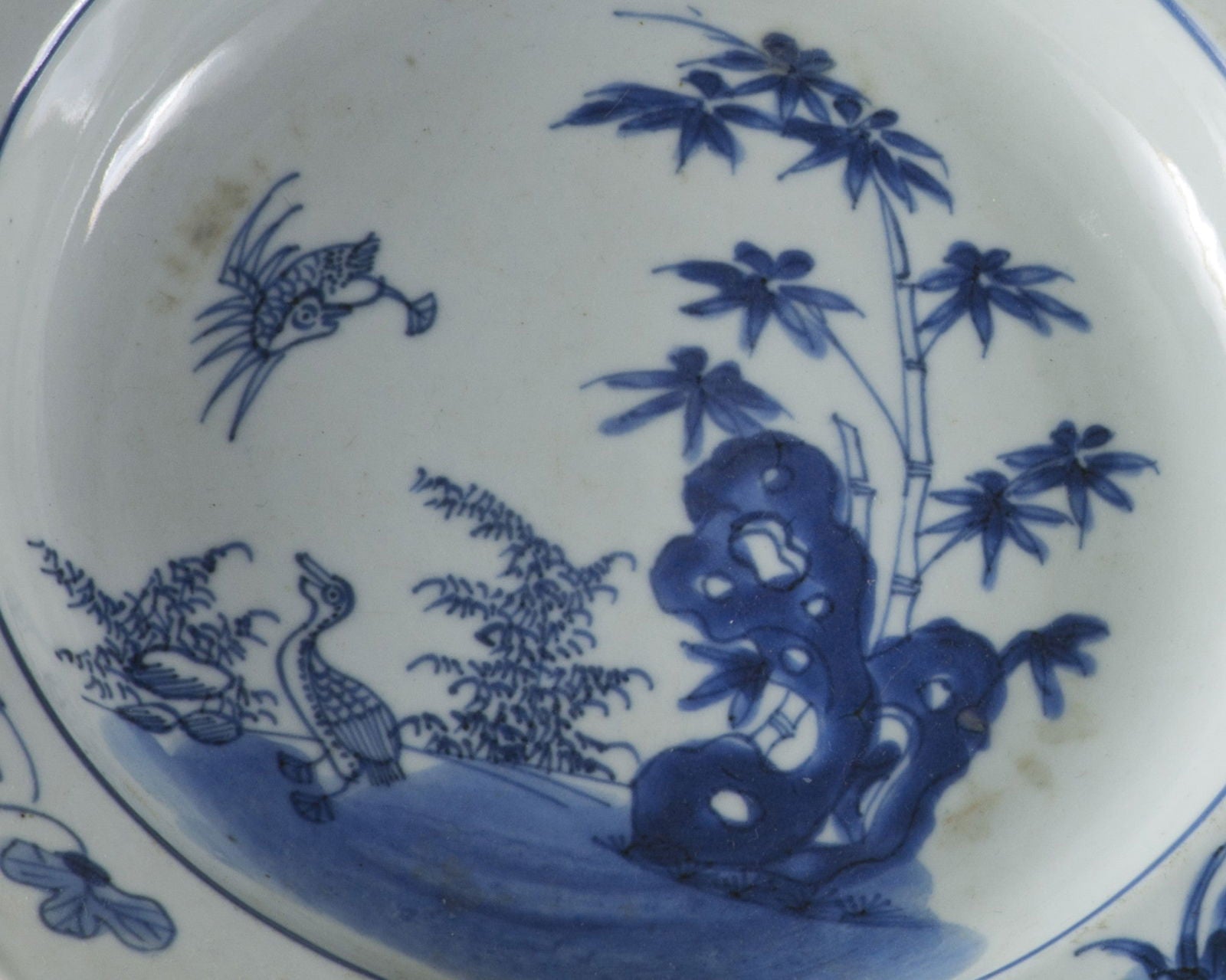 Four Chinese Blue & White Plates, 18th century - Luke Honey | Antiques, Chess, Backgammon & Games