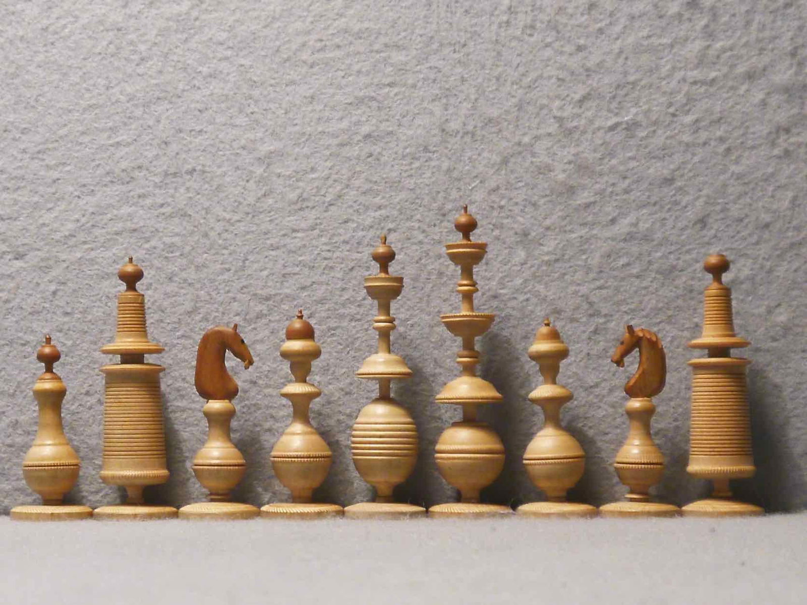 German “Selenus” Chess Set, 19th century - Luke Honey | Antiques, Chess, Backgammon & Games