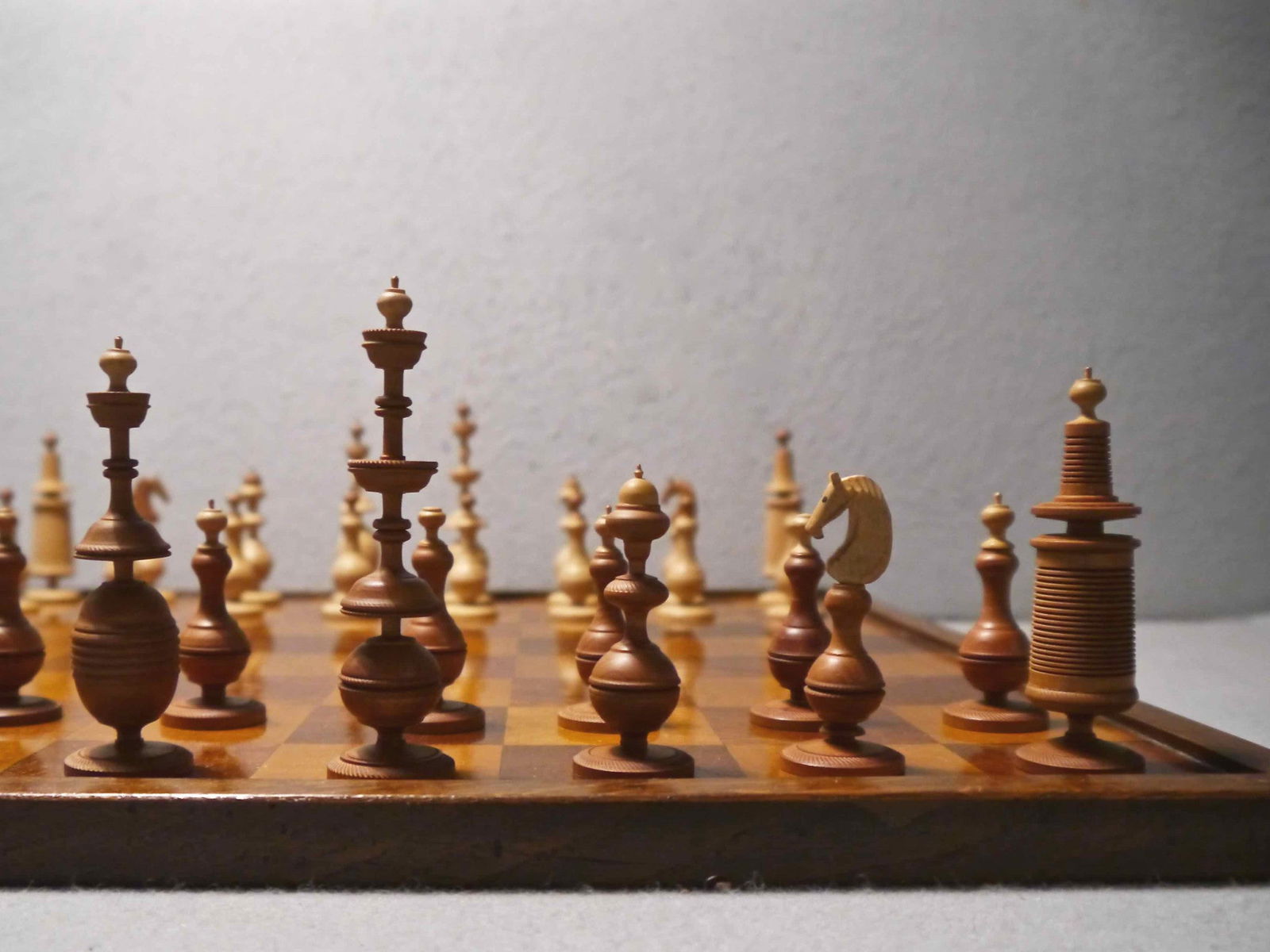 German “Selenus” Chess Set, 19th century - Luke Honey | Antiques, Chess, Backgammon & Games