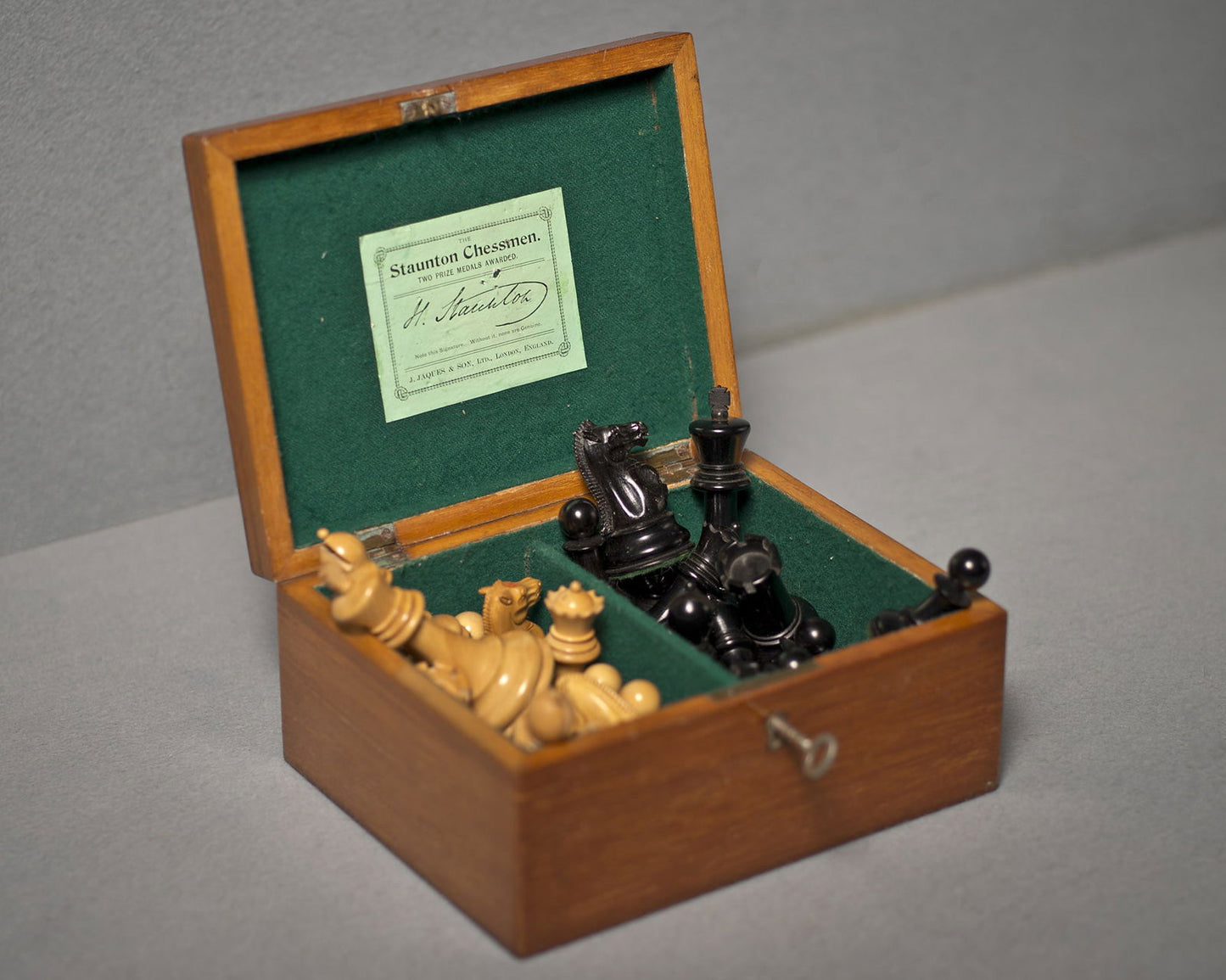 Jaques Staunton Chess Set, circa 1900-1910 - Luke Honey | Antiques, Chess, Backgammon & Games