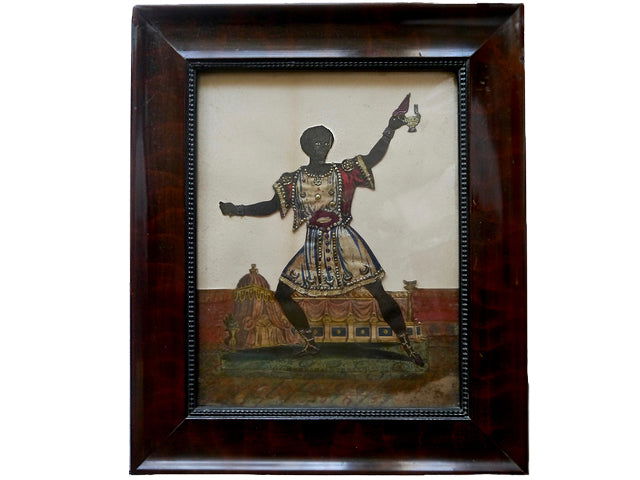 'Othello' Tinsel Picture, 1830-1870 - Luke Honey | Antiques, Chess, Backgammon & Games