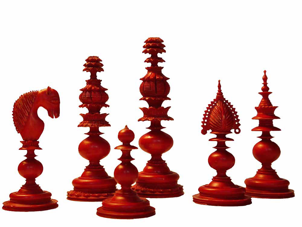 ‘Pepys’ Chess Set, Vizagapatam, 19th Century - Luke Honey | Antiques, Chess, Backgammon & Games