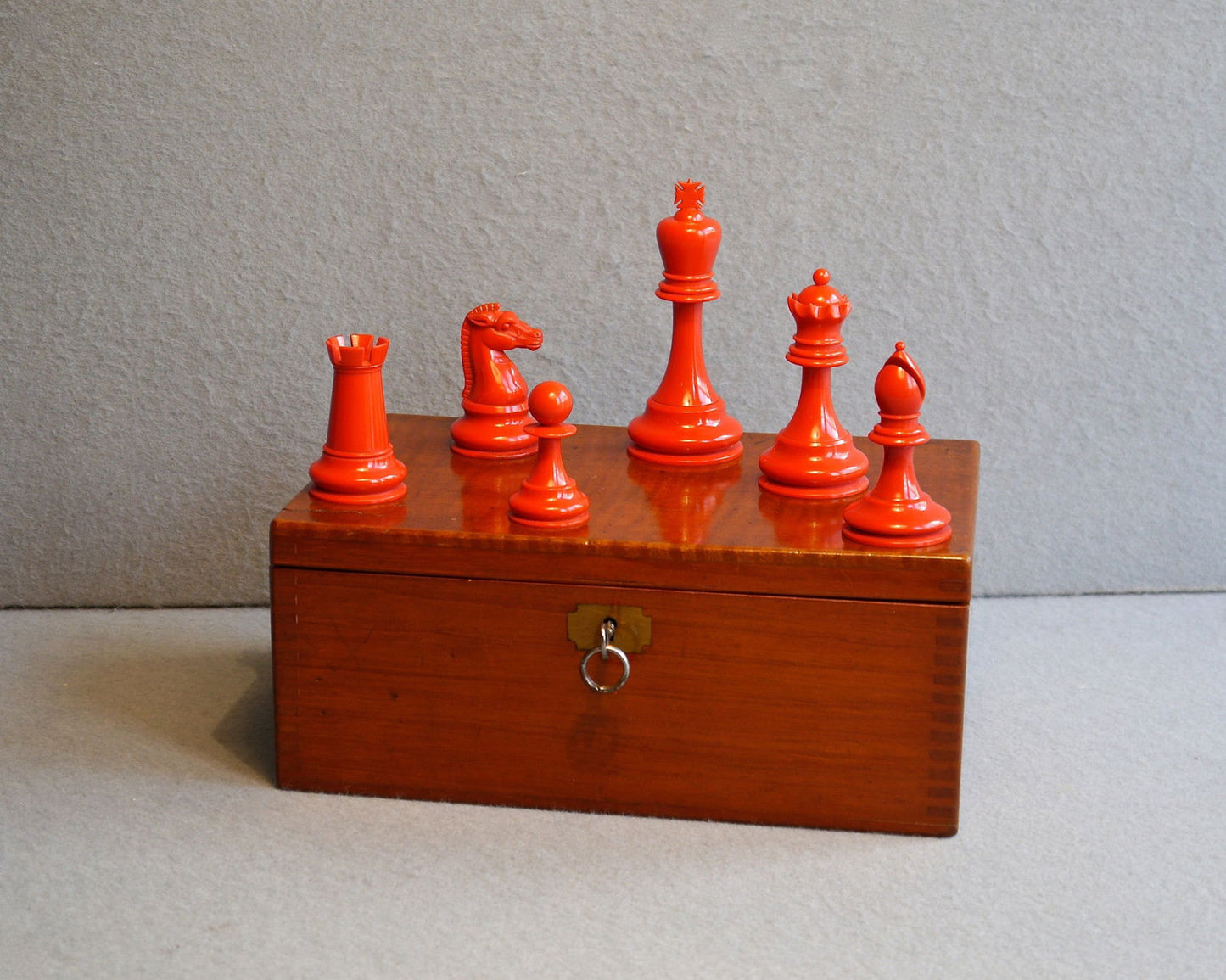 Rare British Chess Co. Ivorine Set, circa 1895 - Luke Honey | Antiques, Chess, Backgammon & Games