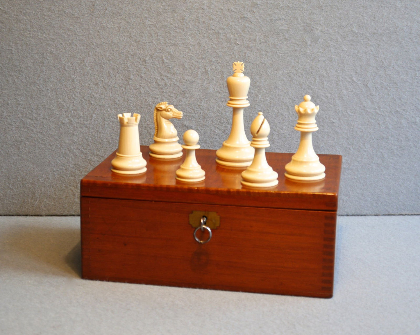 Rare British Chess Co. Ivorine Set, circa 1895 - Luke Honey | Antiques, Chess, Backgammon & Games