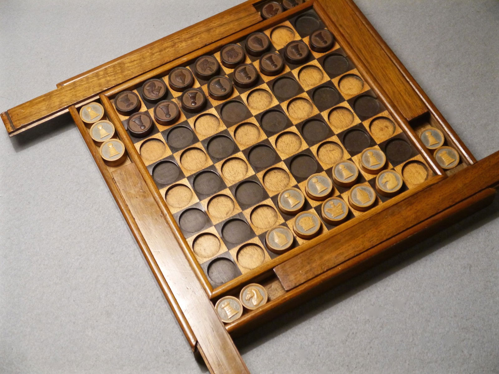 Rare De La Rue “Combination” Chess Set, 1878 - Luke Honey | Antiques, Chess, Backgammon & Games