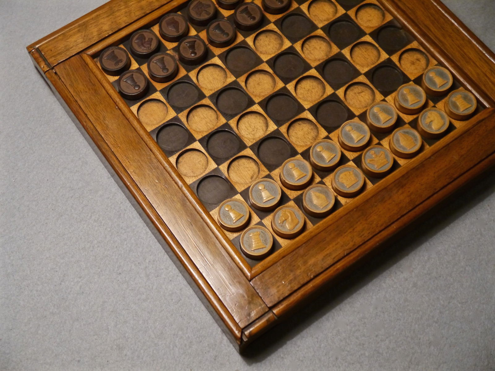 Rare De La Rue “Combination” Chess Set, 1878 - Luke Honey | Antiques, Chess, Backgammon & Games