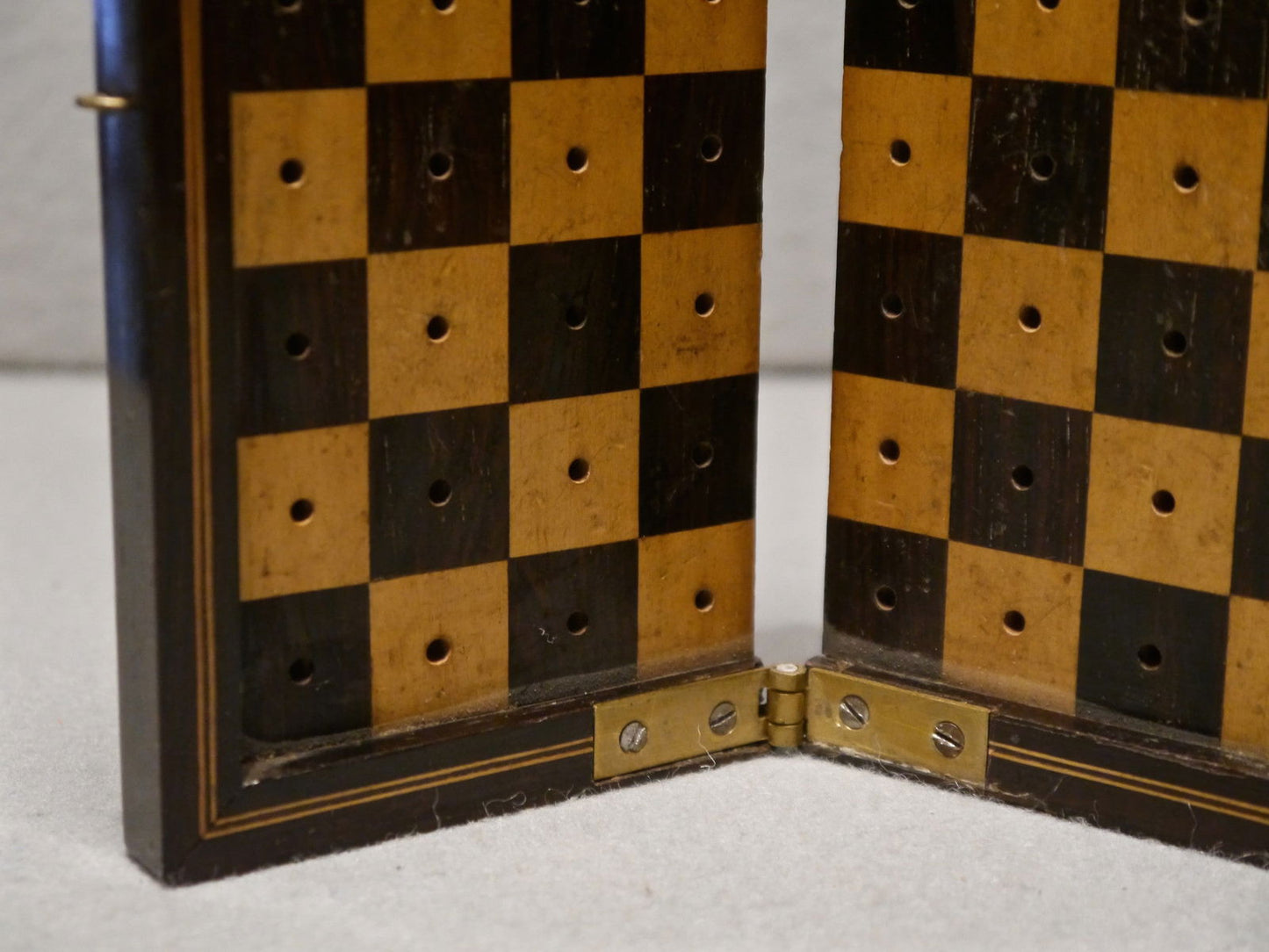 Rosewood Travelling Chess Set, 19th century - Luke Honey | Antiques, Chess, Backgammon & Games