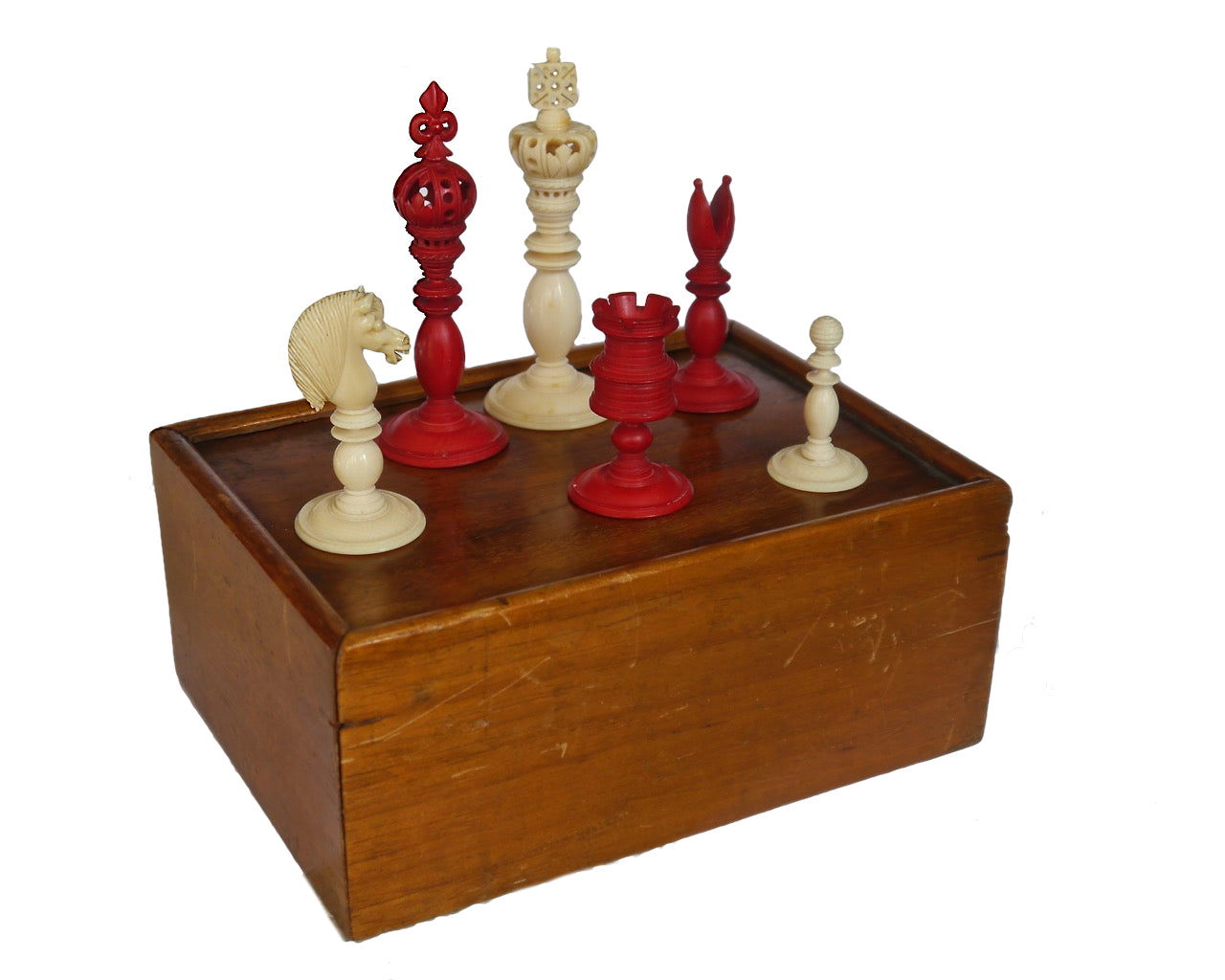 Signed Antique Calvert Chess Set, circa 1830-40 - Luke Honey | Antiques, Chess, Backgammon & Games