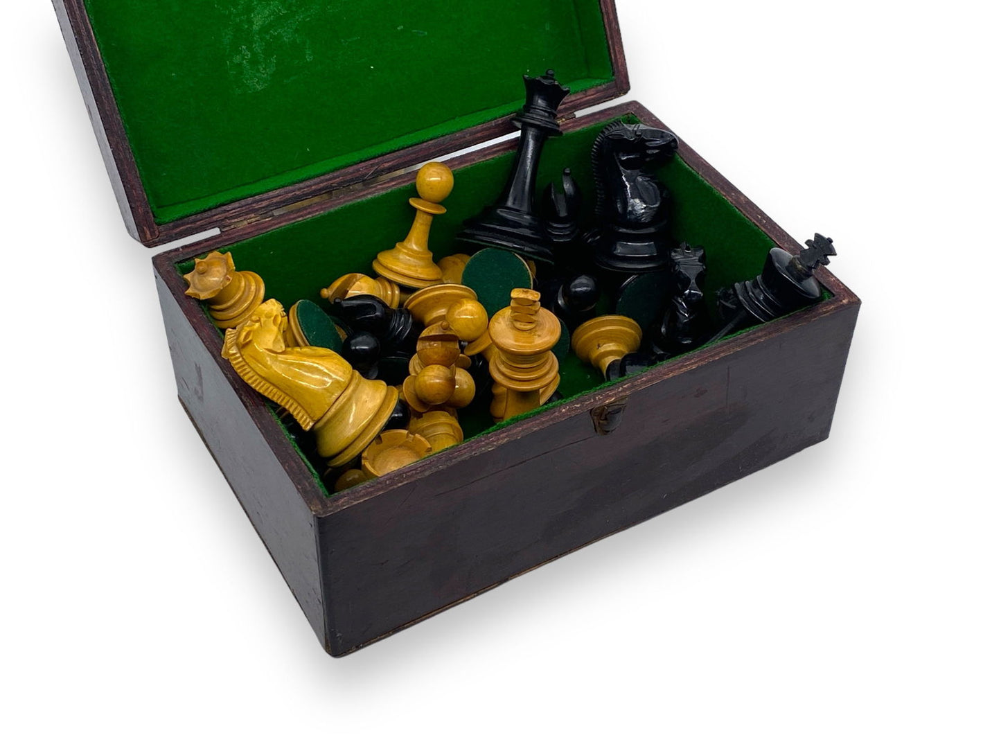 Staunton Weighted Chess Set, circa 1900 - Luke Honey | Antiques, Chess, Backgammon & Games