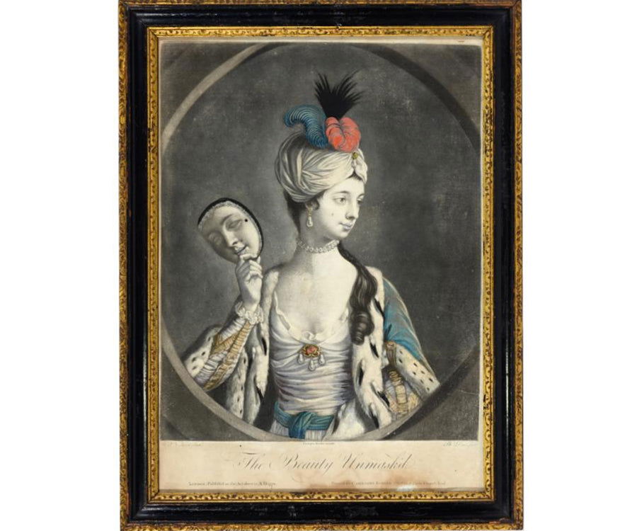 The Beauty Unmasked, Carrington Bowles, 1770 - Luke Honey | Antiques, Chess, Backgammon & Games