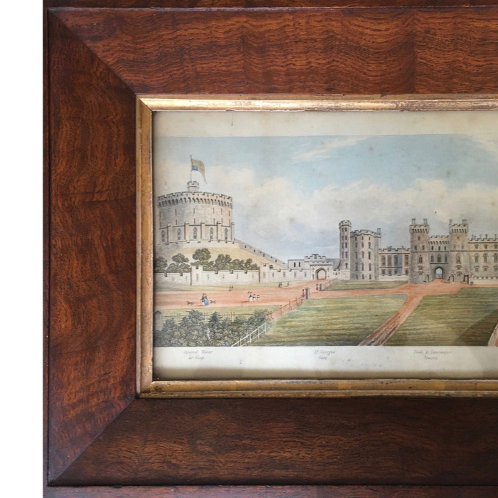 Windsor Castle Panorama, circa 1840 - Luke Honey | Antiques, Chess, Backgammon & Games